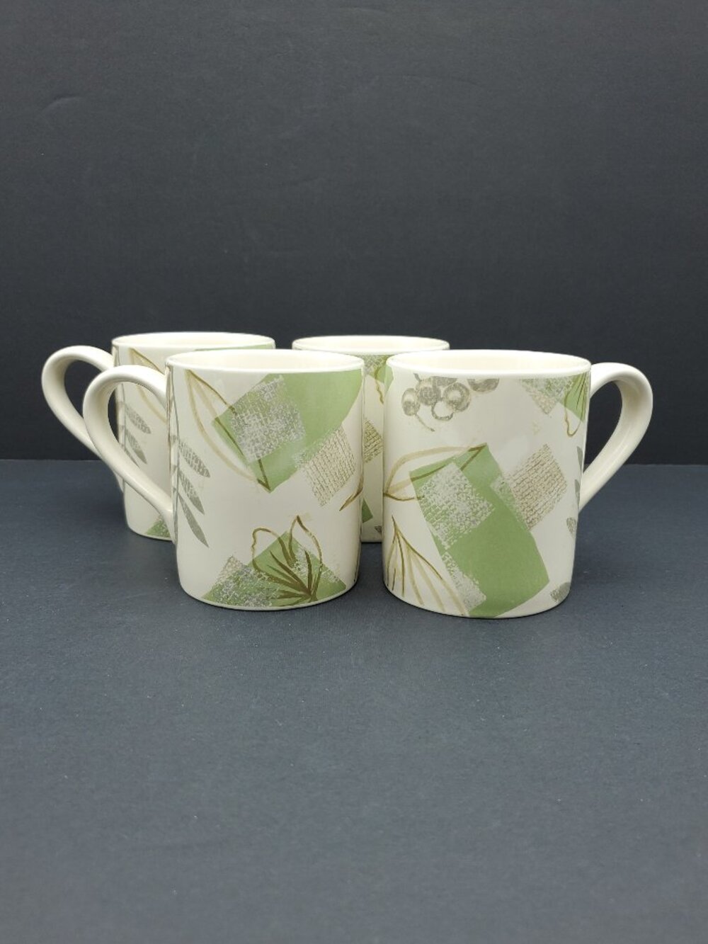 Corelle Textured Leaves Mugs Corelle Coordinates Stoneware Textured Leaves Mugs